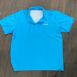 NWOT Men’s Columbia pfg collared short sleeve shirt XL
